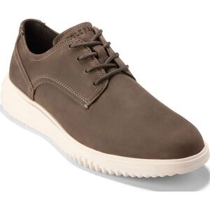 Cole Haan Men's Comfort Leather Grand+ Plain Toe Oxford Brown Shoes Size 8